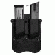 Front Line Polymer Pouch For Two Magazines, With Adjustment Screw. Fits 9Mm/.40 Magazines - Paddle Version, Black J3130P