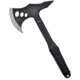 Frost Axe Black Cord Wrap, 7 two-tone finish stainless axe head with 4.25 c, Black rough painted finish stainless handle with b, TX-61B