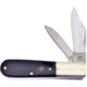 Frost Barlow Buffalo Horn Folding Knife, 3.88in Closed, Mirror 440 Stainless Clip/Pen Blades, Buffalo Horn Handle, OC-163BH