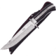 Frost Bowie Knife, 7 satin finish 3Cr13 stainless clip point blade, Black pakkawood handle with stainless inlay, SHP-006