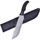 Frost Bowie Knife Tac Xtreme 15in overall, 9.25 satin finish sawback stainless blade, Black rubberized ABS handle, TX-34BK