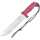 Frost Bowie Red Pakkawood Knife, 9 satin finish stainless blade, Red pakkawood handle, SHP-141RBW