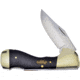 Frost Choctaw Lockback Bufflao Horn Folding Knife, 2.75in Mirror SS Clip Point Blade, Buffalo Horn Handle, SW-105CBH
