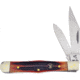 Frost Coke Bottle Autumn Folding Knife, 3in Closed, Mirror Stainless Clip/Pen Blades, Autumn Second Cut Bone Handle, WT-085ASC
