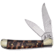 Frost Copperhead Cobra Skin Folding Knife, Mirror SS Clip And Pen Blades, Copperhead Acrylic Handle, SW-104CSS