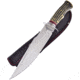 Frost Fixed Blade Imitation Stag Fixed Blade Knife, 7in, 3Cr13 Stainless Steel, Standard Edge, Satin, Imitation Stag Handle FSHP005
