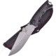 Frost Fixed Blade Knife, 4.5in, 3Cr13 Stainless Steel, Standard Edge, Black, Rubber Handle FTX01BLK
