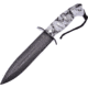Frost Fixed Blade Skull Camo Fixed Blade Knife, 7in, Stainless Steel, Partially Serrated, Black FTX1456WSC