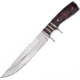 Frost Wood Fixed Blade Knife, 12.5in Overall, 7.25in, Satin Finish Stainless Blade, Tiger Striped Wood Handle, Nylon Sheath, SHP-166RW