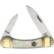Frost Little Canoe Ocoee River Folding Knife, Mother of pearl handle, OC-161MOP