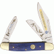 Frost Masonic Wrangler Knife, Blue smooth bone handle F14797MAS2
