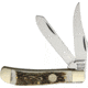 Frost Miller Brothers Bullet Trapper Folding Knife,Clip and Spey,Deer Stag Handle FMBS024DS
