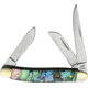 Frost Mini Stockman Abalone Ocoee River Folding Knife, Abalone handle, OC-509AB