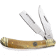 Frost Razor Knife Ox Horn Folding Knife, Mirror SS Clip And Razor Blades, Ox Horn Handle, OC551OXH
