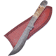 Frost Skinner Damascus Knife, 4.5 Damascus steel blade, Stag bone handle, VFD-64DS