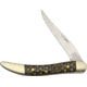 Frost Small Toothpick Cobra Skin Folding Knife,Long Clip,Cobra Snake Skin,Composition Handle FSW109CSS