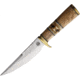 Frost Sparrow Fixed Blade Knife, 10in Overall, 5.5in, Satin Stainless Blade, Olive Wood/Decorative Bone Handle, Leather Sheath, CW-887OW10