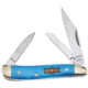 Frost Swayback Uncle Lucky Folding Knife, Blue smooth bone handle, UL-195BLSB3