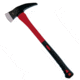 Frost Tac Assault Axe Red Axe, 3in, Stainless Steel, Standard Edge, Black, Rubber Handle FTA039RD
