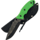 Frost Tac Xtreme Fixed Blade Knife, 9in, 4.5in, Black Stonewash, Lime Green, Composition Handle FTX058ZG