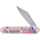 Frost Thank a Vet Folder Novelty Folding Knife, Ivory POM handle, N-224