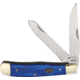 Frost Trapper Folding Knife, Blue smooth bone handle, BKH-108BLSB
