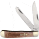 Frost Trapper Folding Knife, Brown smooth bone handle, BKH-108BRSB