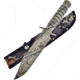 Frost Whitetail Bowie Camo Knife, Overall 13.25in, Blade 8in L SS L Standard Edge, Handle Camo L Aluminum, Camo Nylon Sheath, WT-700