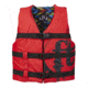 Full Throttle Nylon Water Sports Vest - Youth, Red/Black, 112200-100-002-19