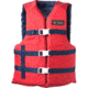 Full Throttle Universal General Purpose Life Vest, Universal Size for Adult, Nylon, Foam, Red, Navy 35700131