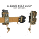 G-Code Pistol Soft Shell Scorpion Tall Mag Carrier w/ Belt Loop, Ambidextrious, OD Green Frame/OD Green Shell, Tall, SS-P1-LOOP-GNGN