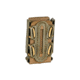 G-Code Pistol Soft Shell Scorpion Mag Carrier w/ P1/P2/P3 Molle and Belt Mounts, Ambidextrious, OD Green Frame/Tan Shell, Short, SS-P2-123-GNTN