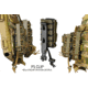 G-Code Pistol Soft Shell Scorpion Tall Mag Carrier w/ P1/P2/P3 Molle and Belt Mounts, Ambidextrious, OD Green Frame/Tan Shell, Tall, SS-P1-123-GNTN