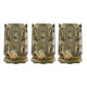 G-Code Pistop Soft Shell Scorpion Tall Mag Carrier w/ P1/P2/P3 Molle and Belt Mounts, Pack of 3, Ambidextrious, Green Frame/Multicam Green Shell, Tall, SS-P1-3PK-123-GNMC