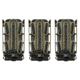 G-Code Pistop Soft Shell Scorpion Tall Mag Carrier w/ P1/P2/P3 Molle and Belt Mounts, Pack of 3, Ambidextrious, OD Green Frame/Black Shell, Tall, SS-P1-3PK-123-GNBK