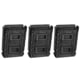 G-Code Rifle Soft Shell Scorpion Mag Carrier w/ R1/R2/R3 Molle and Belt Mounts, Pack of 3, Black Frame/Black Shell, Rifle, SS-R1-3PK-123-BKBK
