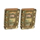G-Code Soft Shell Scorpion Pistol Magazine Carrier Pack of 2, Tall, P1/P2/P3 Molle and Belt Mounts, Ambidextrious, Green On Multicam Green, Green Frame/Multicam Green Shell, Tall, SS-P1-2PK-123-GNMC