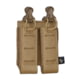 G-Code SYNC PM-D Double Pistol Magazine Carrier w/ P1/P3 Molle and Belt Mounts, Tan, SYN-PDM-13-TN
