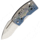 G.Sakai Money Clip Framelock Folding Knife, 1.63in Satin Vg-10 SS Blade, SS Handle, Pocket Clip, Texture Fish Handle Artwork, Boxed With Hanging Tab, 11168