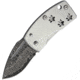 G.Sakai Money Clip Framelock Folding Knife, Brushed stainless handle, 11667
