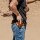 Galco Avenger Belt Holster, Glock 26 W/Wo Red Dot, Glock 27 W/Wo Red Dot, Glock 33 W/Wo Red Dot, Right Hand, Tan, AV286R