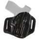 Galco Combat Master Leather Belt Holster, Ruger LC9/SCCY CPX-2/Ruger EC9s, Right Hand, Black, CM636B