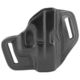 Galco Combat Master Leather Belt Holster, Glock 26/Glock 27/Glock 33, Right Hand, Black, CM286B