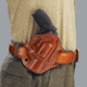 Galco Combat Master Concealment Leather Holster - Right Hand, Tan, S&amp;W M&amp;P .45 4 in. CM476