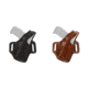 Galco Fletch Concealment Pistol and Revolver Belt Holsters, Leather, Black, Tan