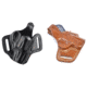Galco Fletch High Ride Belt Holster, Leather, Black, Tan