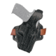 Galco Fletch High Ride Belt Holster, FN FNP-45/Heckler &amp; Koch USP, wo/ Red Dot, Left, Plain, Black, FL293B