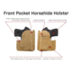 Galco Front Horsehide Smith &amp; Wesson Bodyguard 2.0 Pocket Holster