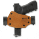 Galco Quick Slide Belt Holster, Kimber Micro 9, Right hand, Kydex/Premium Steerhide Finish, Black, QS664B
