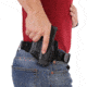 Galco Quick Slide Belt Holster, Kimber Micro 9, Right hand, Kydex/Premium Steerhide Finish, Black, QS664B
